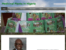 Tablet Screenshot of medicinalplantsinnigeria.com